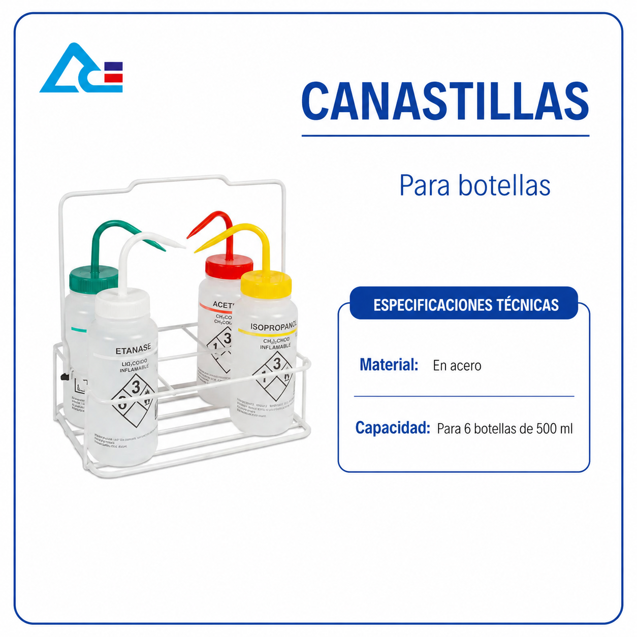 canastillas para botellas