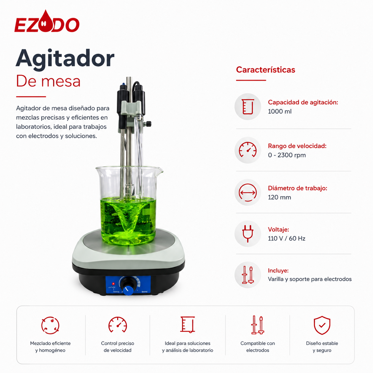 Agitador de mesa - EZODO