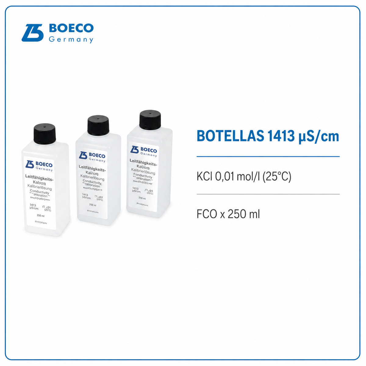 Botellas 1413 μS/cm