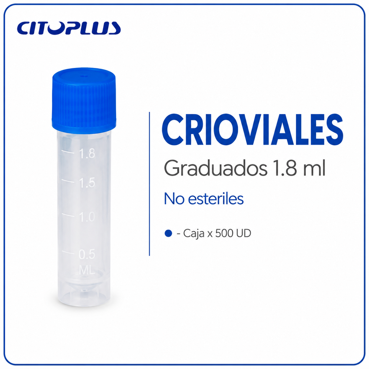CRIOVIALES Graduados 1.8 ml