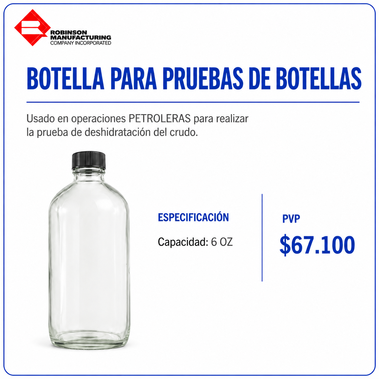 Botella para pruebas
