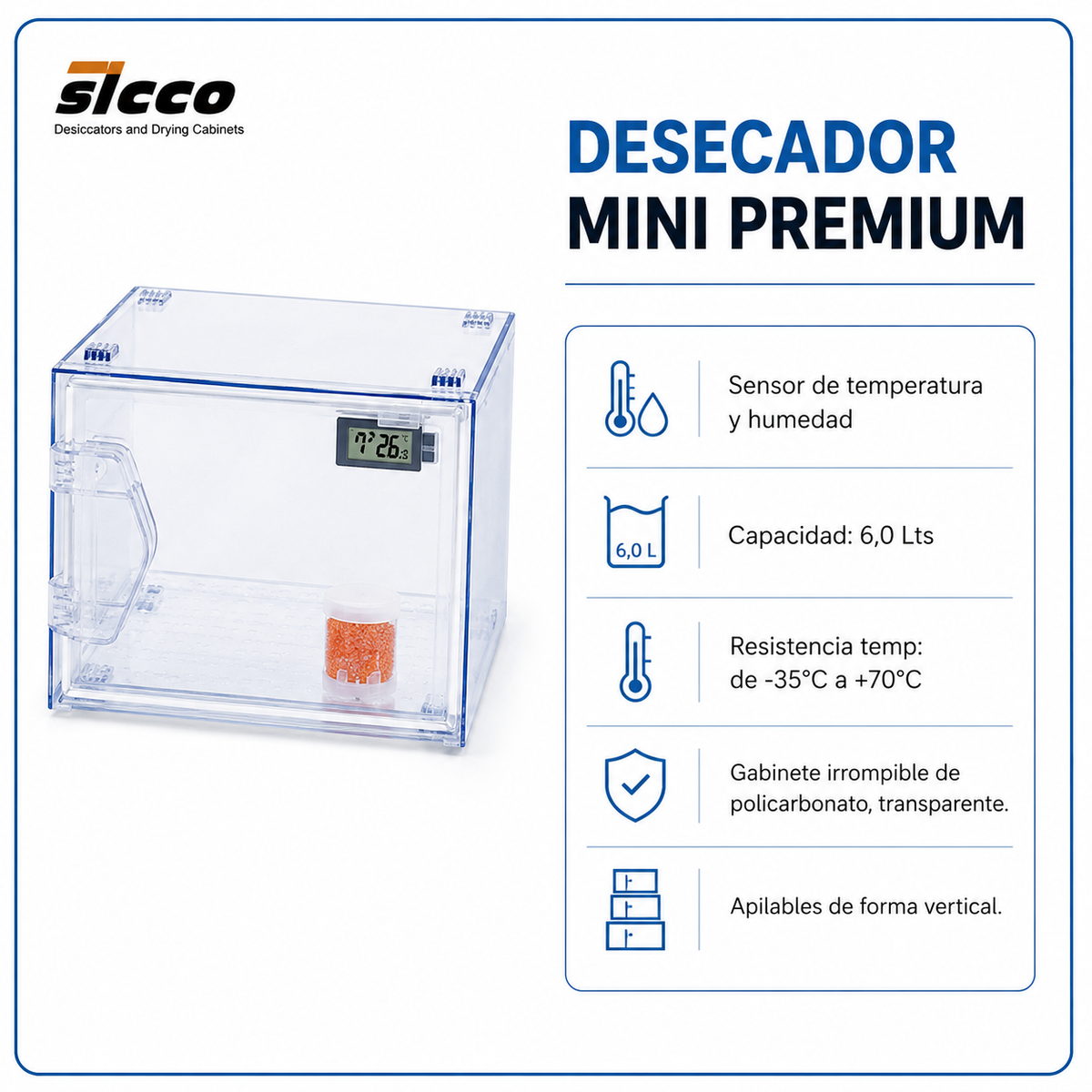 Desecador mini premium