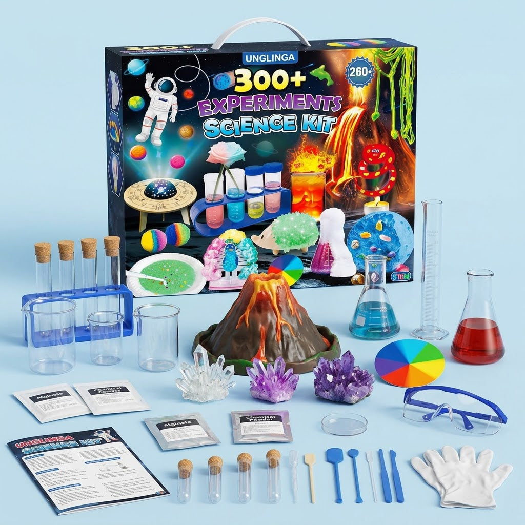 UNGLINGA 300+ Experiments Science Kit.