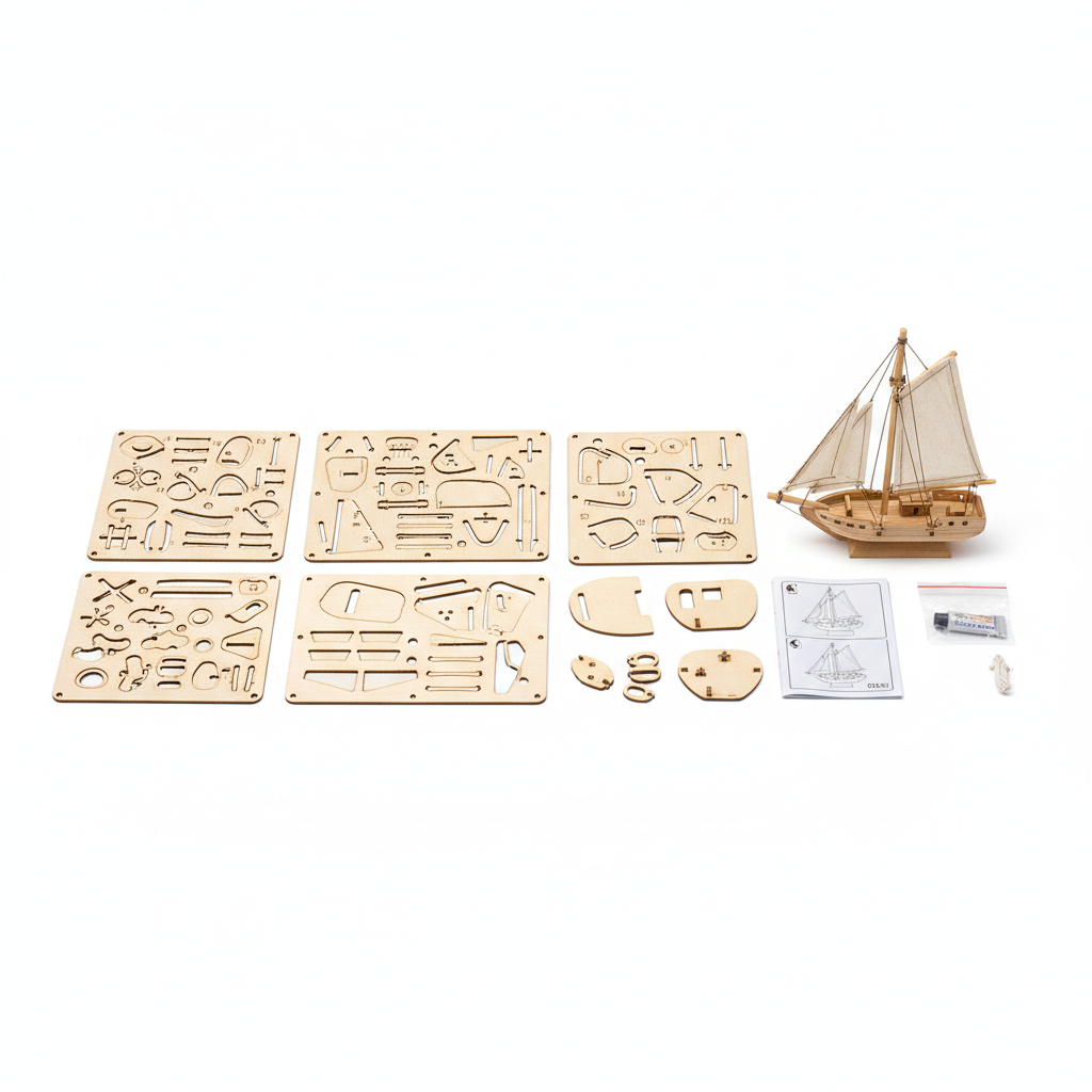 kit de construcción STEM de madera