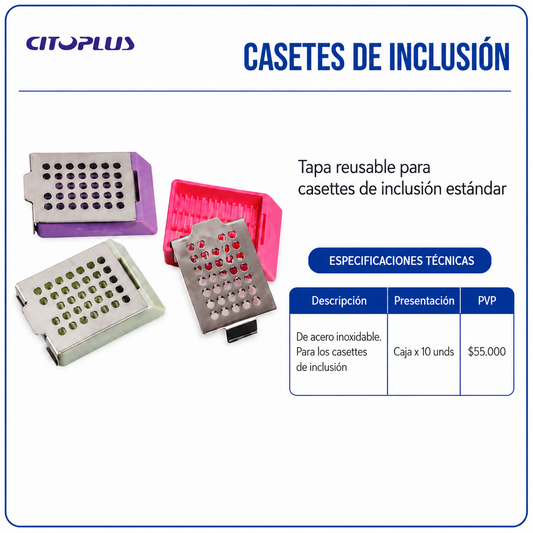 Casetes de inclusión
