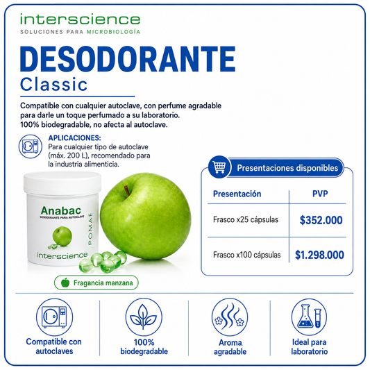 Desodorante classic - INTERSCIENCE