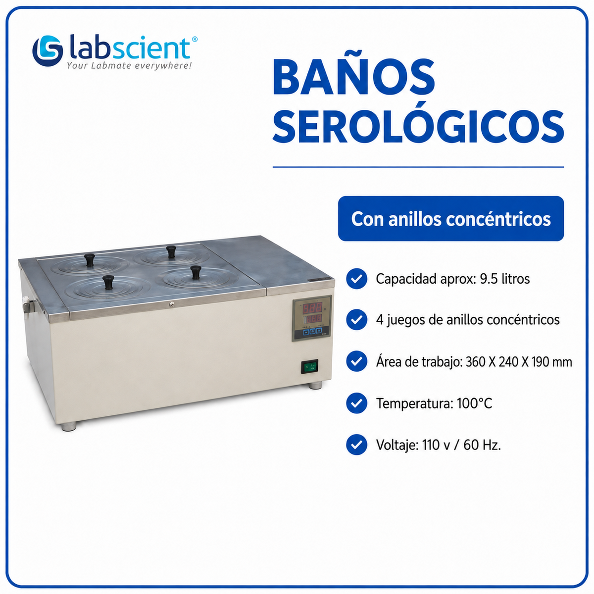 Baños serológicos - Labscient