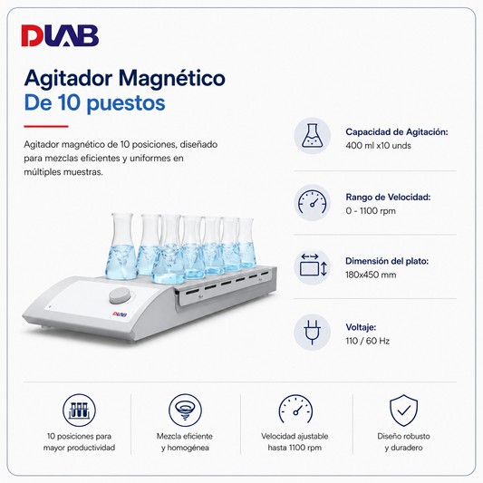 Agitador de 10 puestos - DIAB