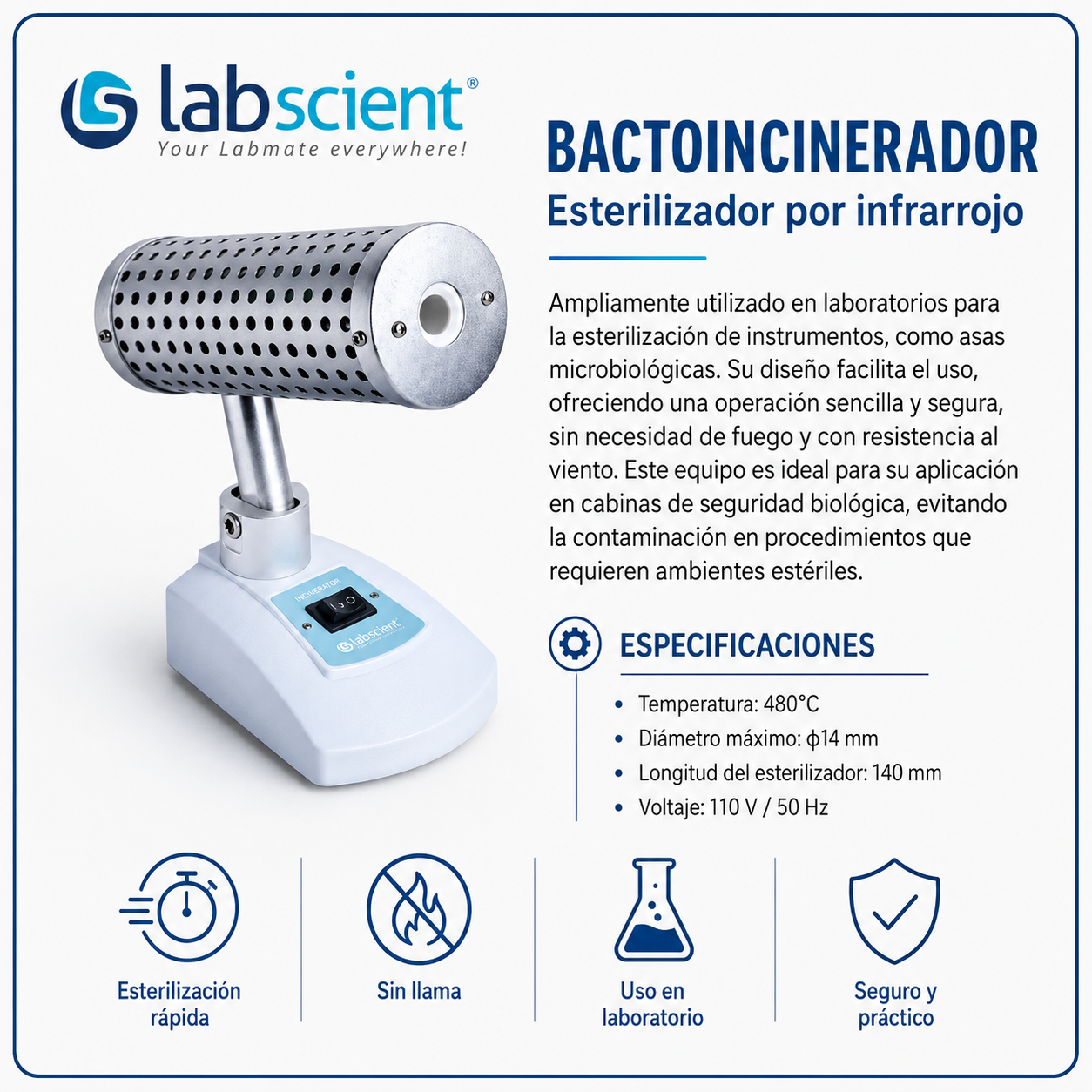 Bactoincinerador - LABSCIENT