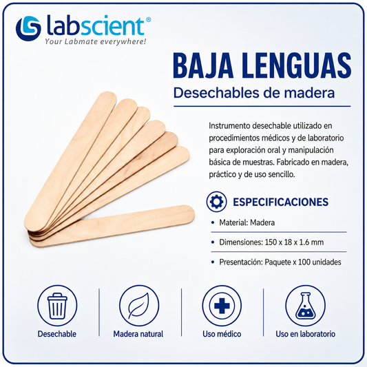 Baja lenguas - LABSCIENT