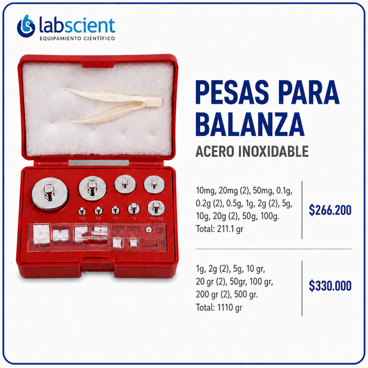 Pesas para balanza - LABSCIENT