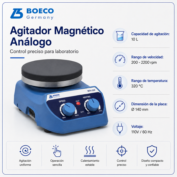 Agitador magnético análogo - BOECO