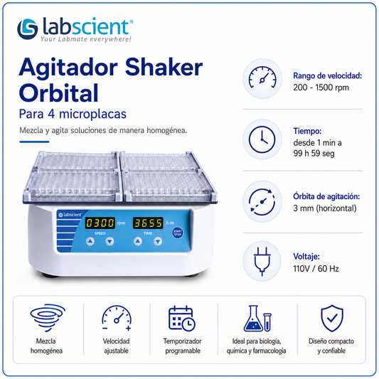 Agitador shaker orbital - LABSCIENT