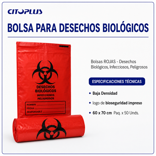 Bolsa para desechos biológicos