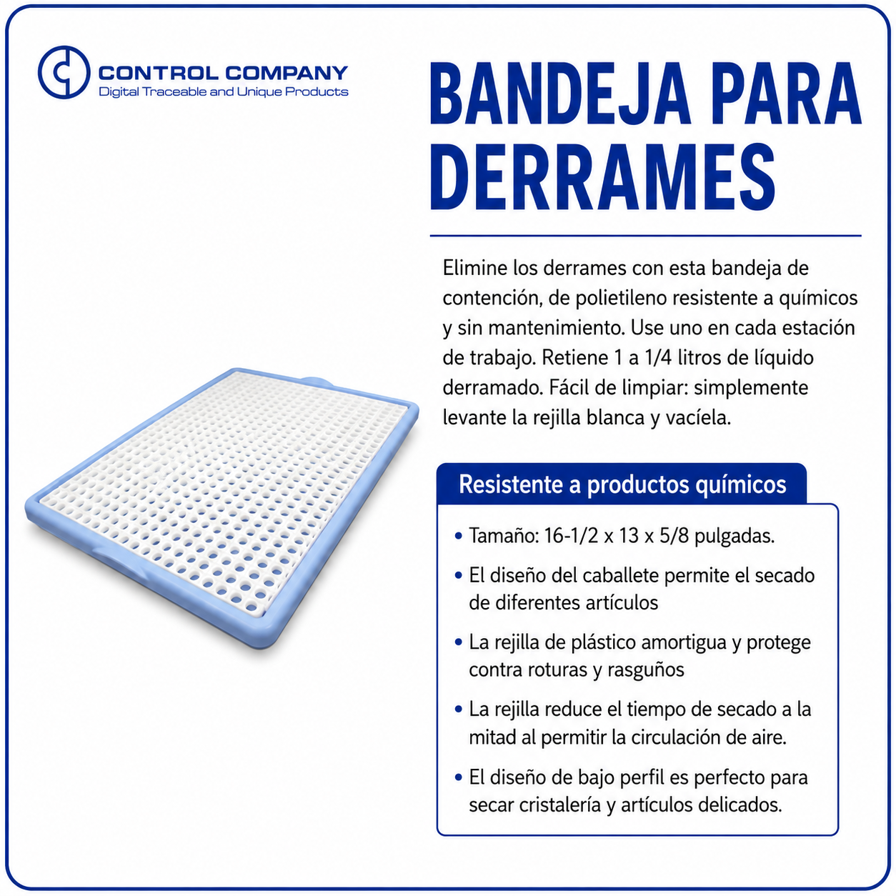 Bandeja para derrames