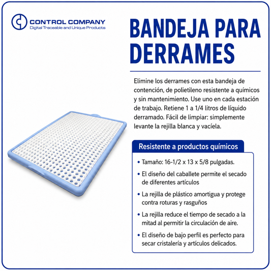 Bandeja para derrames - CONTROL COMPANY