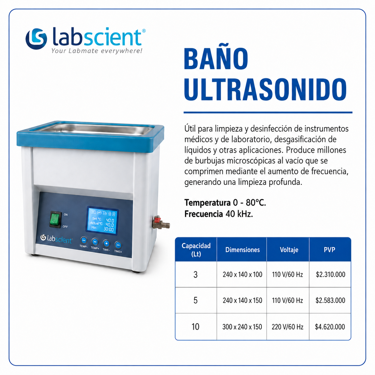 Baño ultrasonido