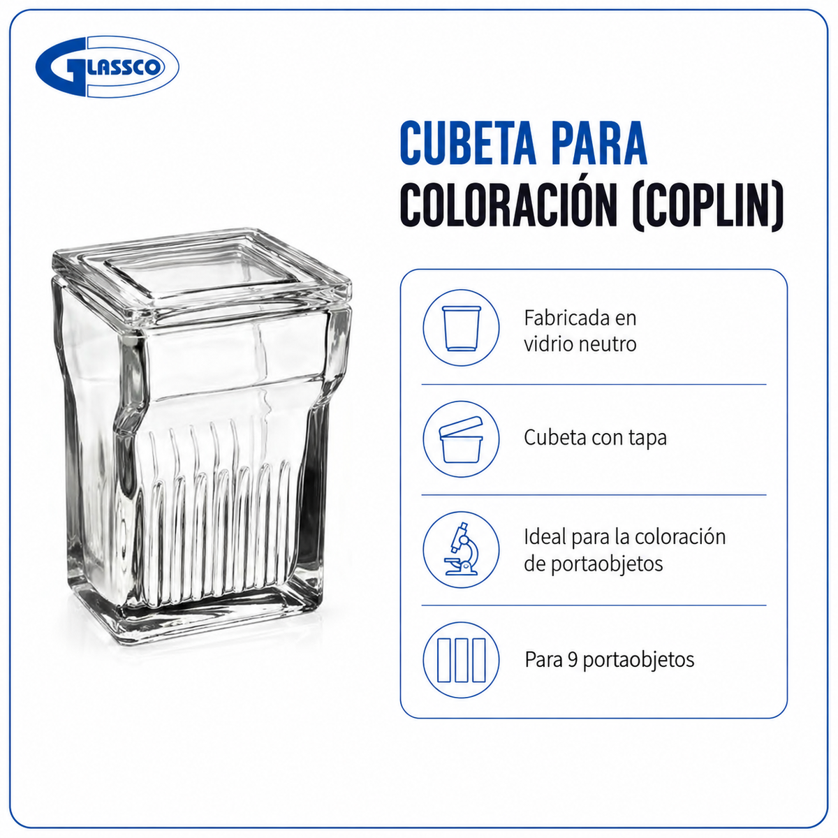 Cubeta para coloración