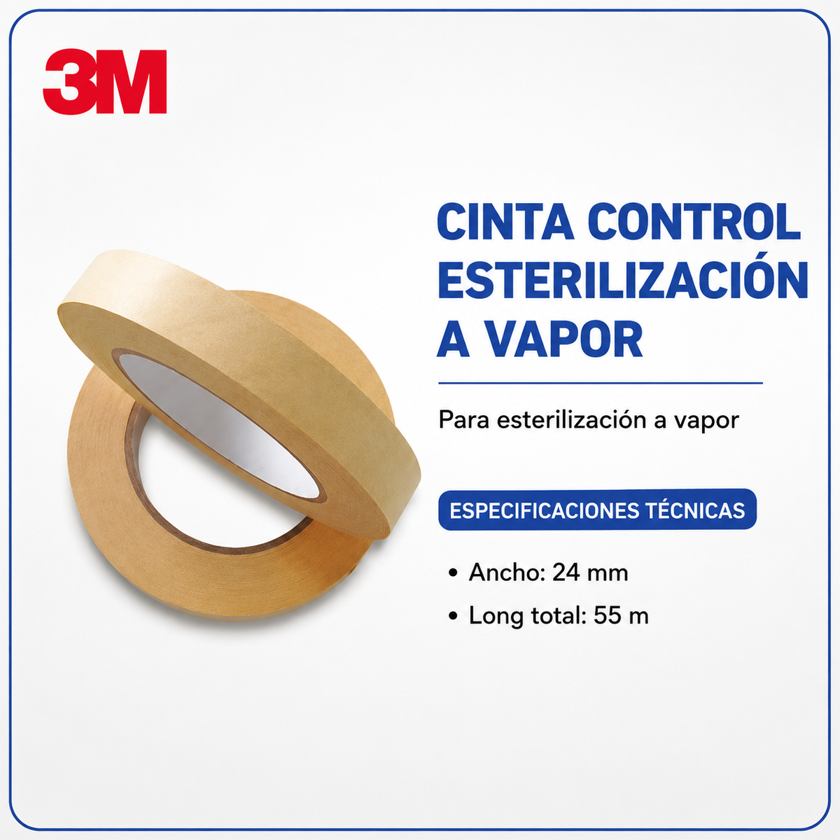cinta control esterilización a vapor