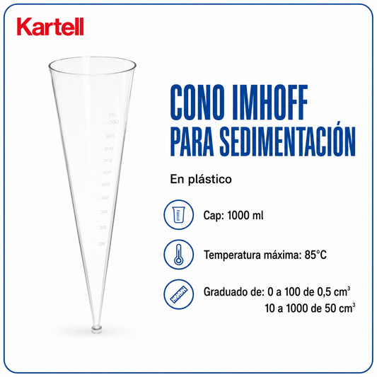 CONO IMHOFF PARA SEDIMENTACIÓN