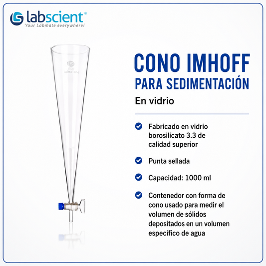 CONO IMHOFF PARA SEDIMENTACIÓN