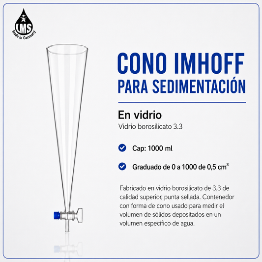 CONO IMHOFF PARA SEDIMENTACIÓN