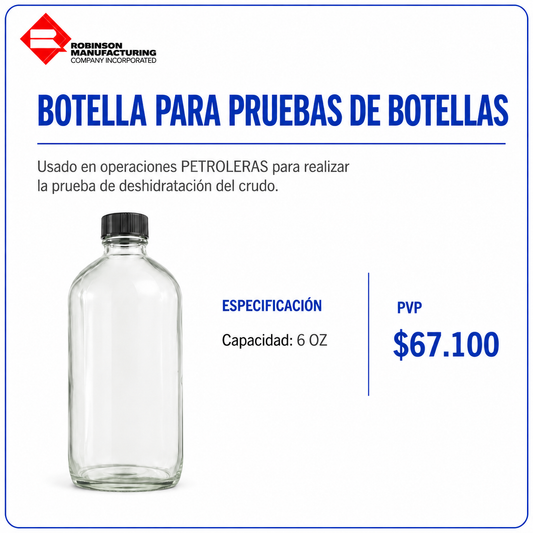 Botella para pruebas