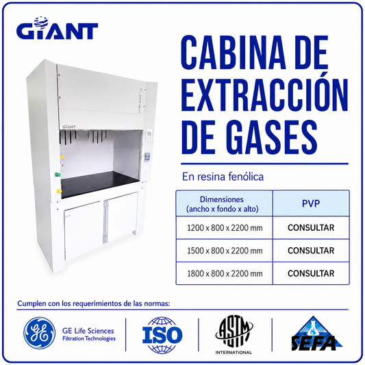 cabina de extracción de gases