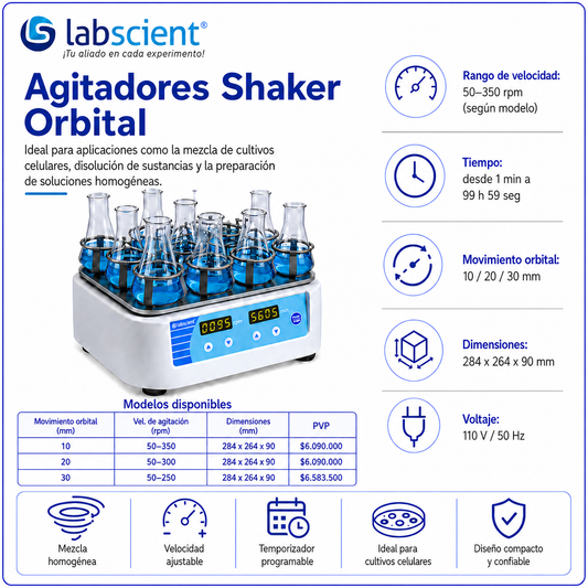 Agitadores shaker orbital - LABSCIENT