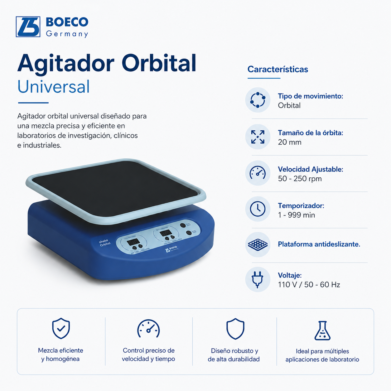Agitador orbital - BOECO