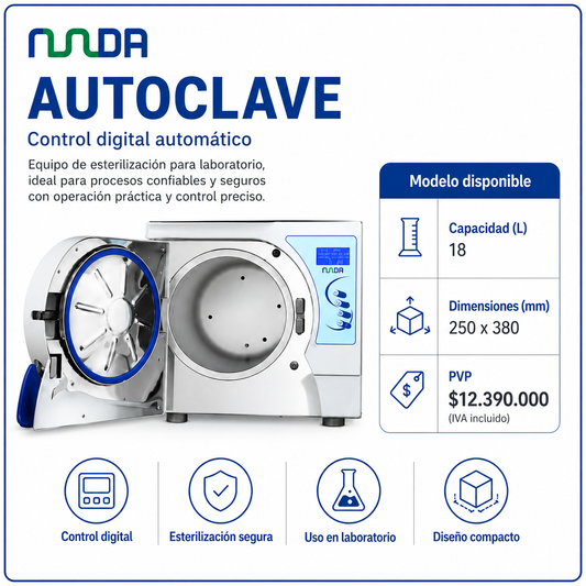Autoclave control digital automático - RUNDA