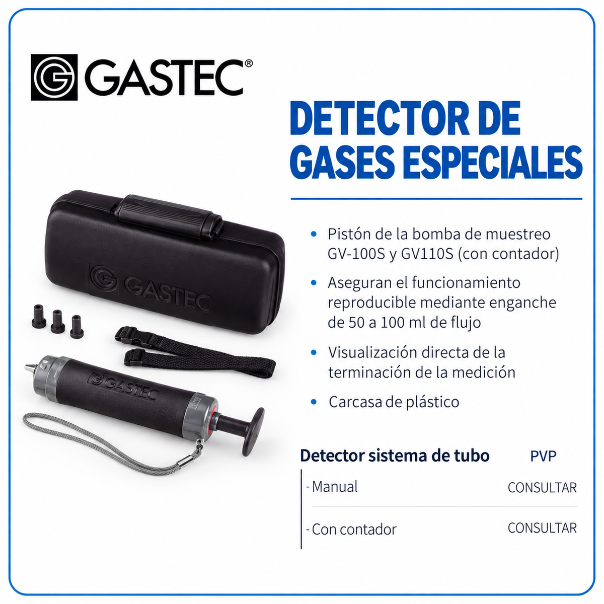 Detector de gases especiales