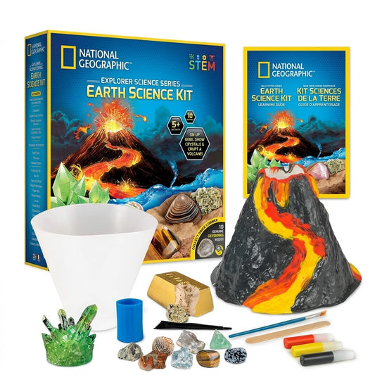 Kit de Ciencias de la Tierra de National Geographic.