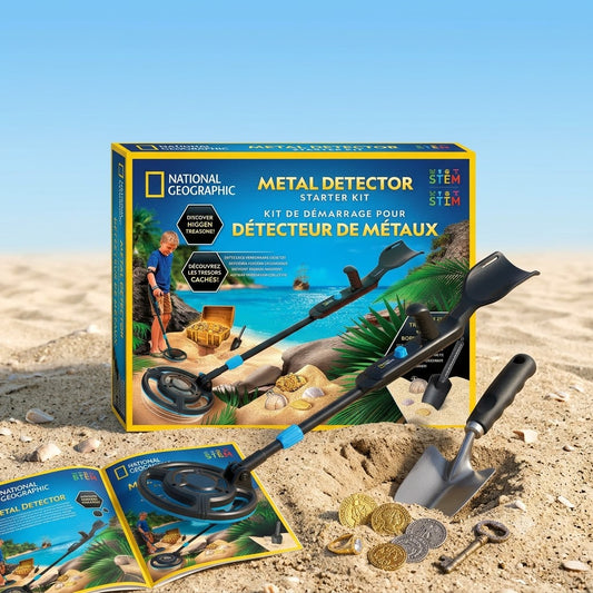 Kit de inicio de detector de metales National Geographic para niños: