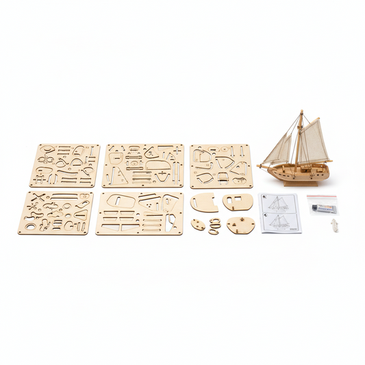 kit de construcción STEM de madera